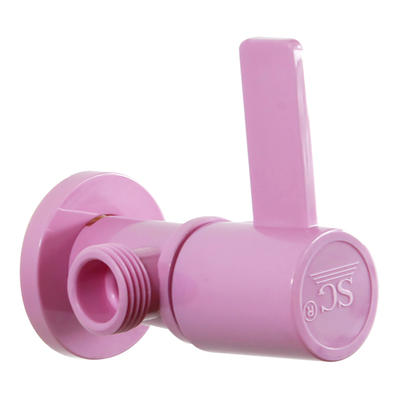 SJF2002F(Pink) Dynamic0.5mpa Water Pressure plastic ABS Angle Valve