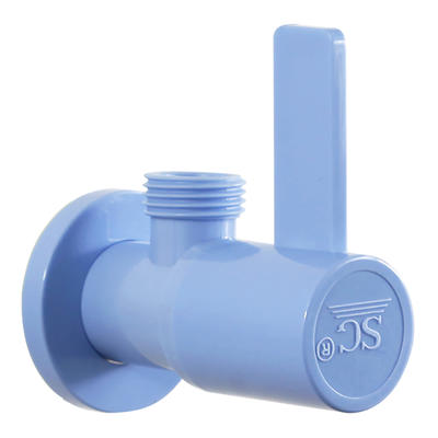 SJF2001L(Blue) Kitchen Bathroom Faucet Plastic Angle Valve