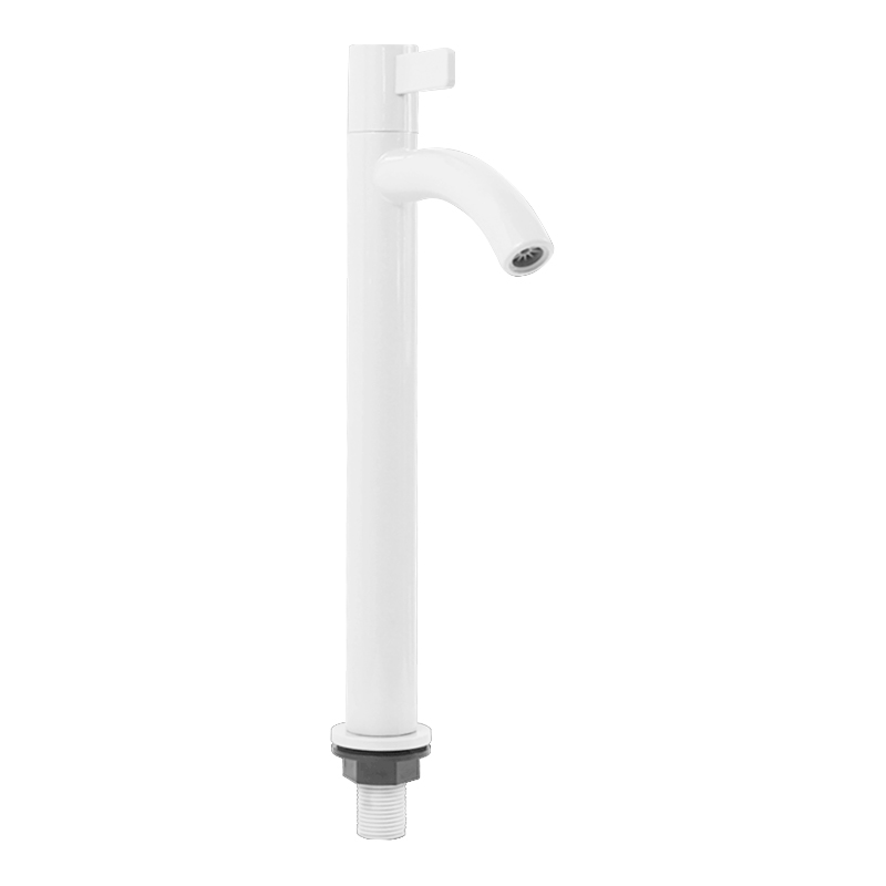 SM8908 Single Handle Basin Modern White Matt Faucet Mixer