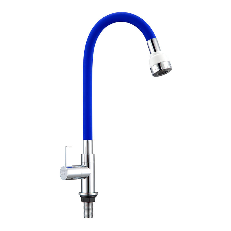 SCL022101 Blue adjustable splash-proof kitchen faucet