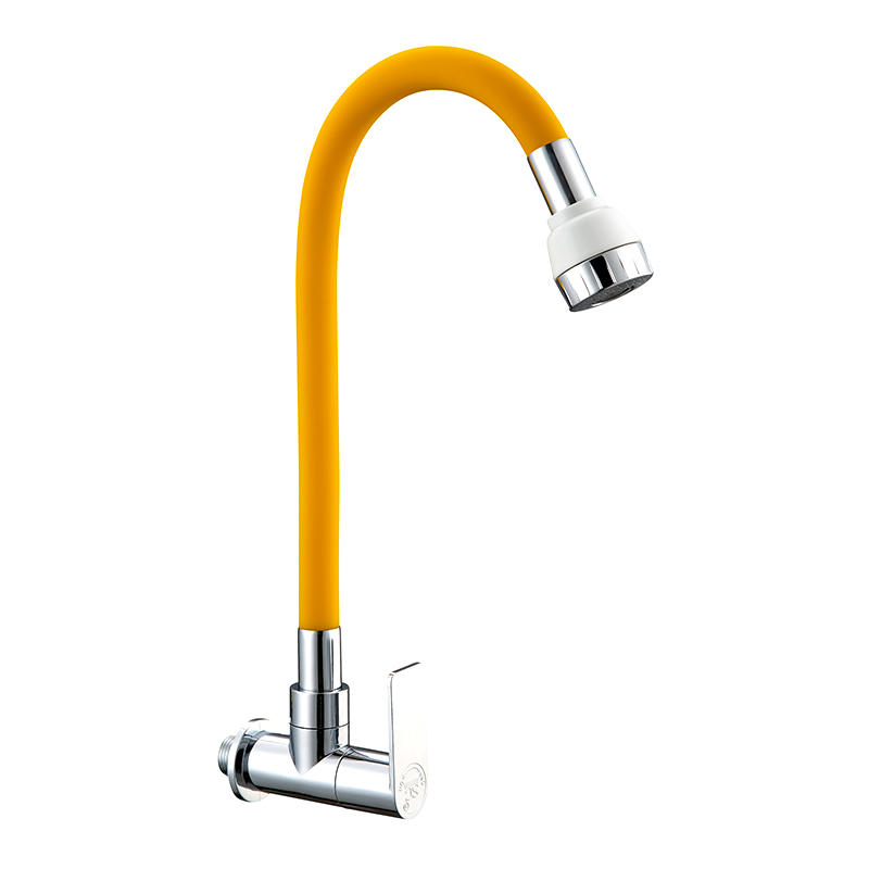 SWL022202 Yellow ABS Material Silicone Kitchen Faucet