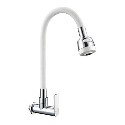 SWL032602 Stainless Steel Silicone Coating Spring Flexible Spout Faucet