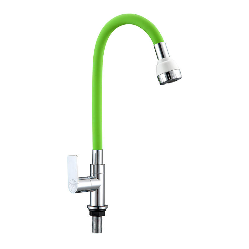 SCL022302 Green splash-proof adjustable kitchen faucet
