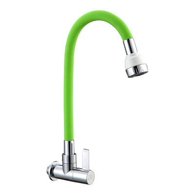 SWL022301 Green splash-proof silicone hose kitchen faucet