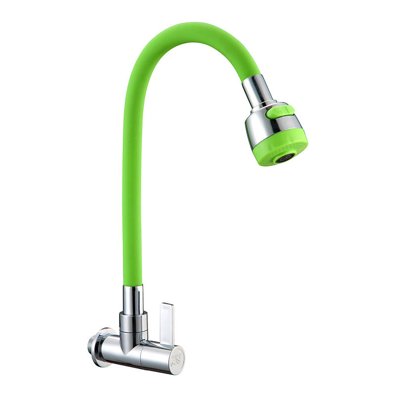 SWL032301 Silicone Kitchen faucet with Green rubber