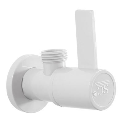 SJF2001B(White) Plastic Angle Valve of ABS Kitchen Faucet