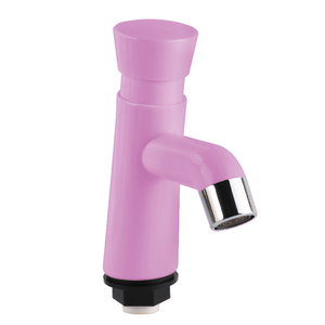 SYS01H(Pink) Self Closing Time Delay Faucet